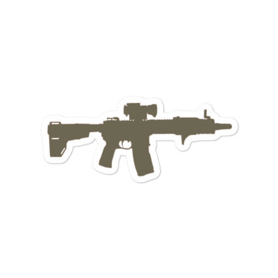 300 blk pistol sticker-4x4