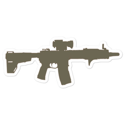 300 blk pistol sticker-5x5