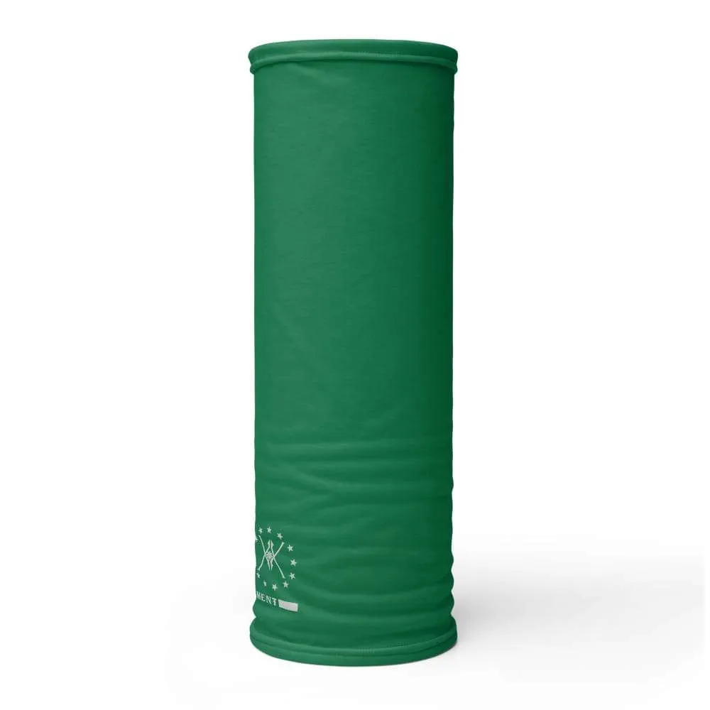 VA flag green neck gaiter