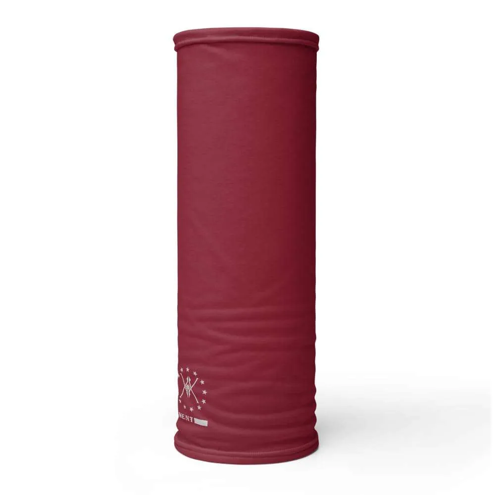 VA flag maroon neck gaiter