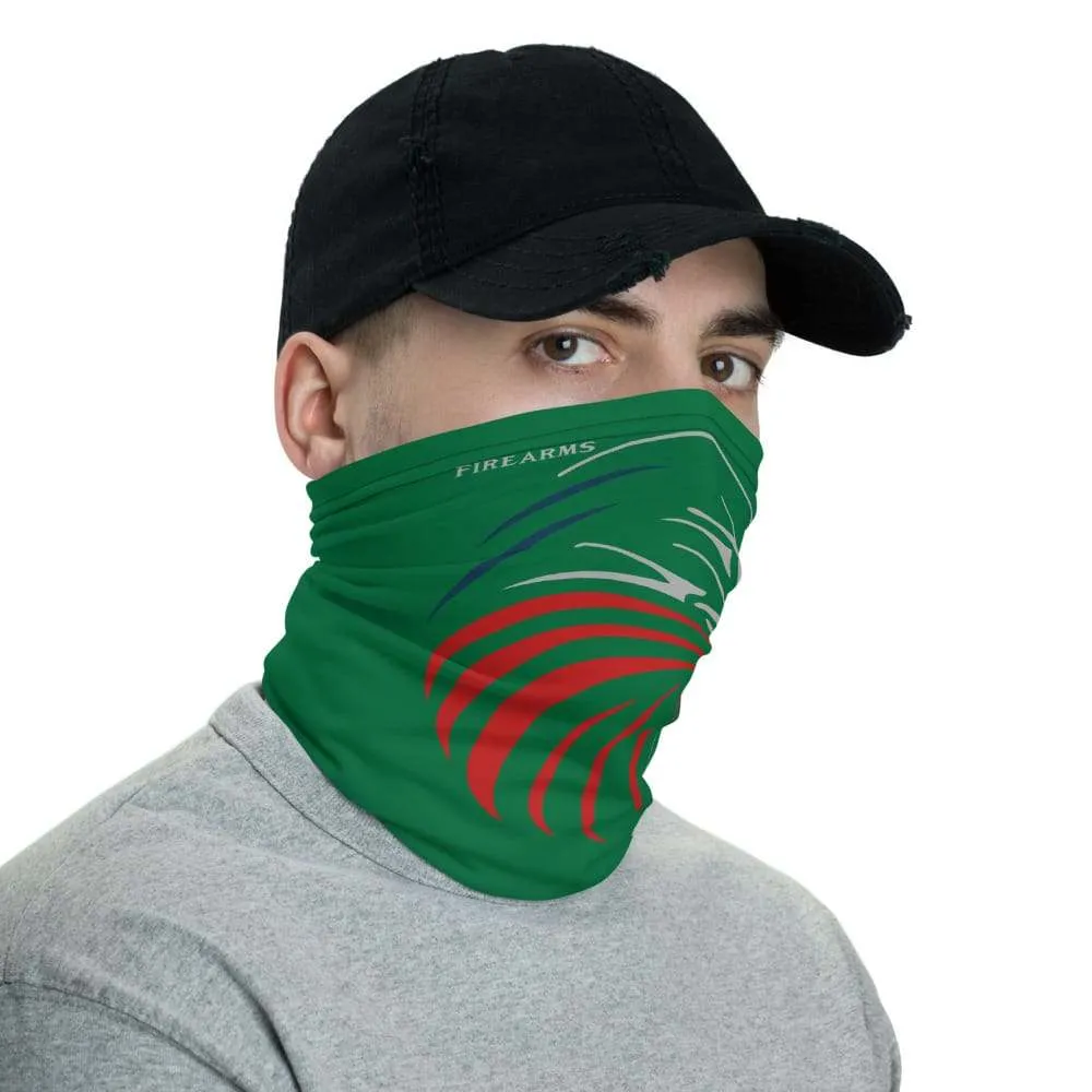 Volition Armament neck gaiter | face shield | Volition Armament green eagle R