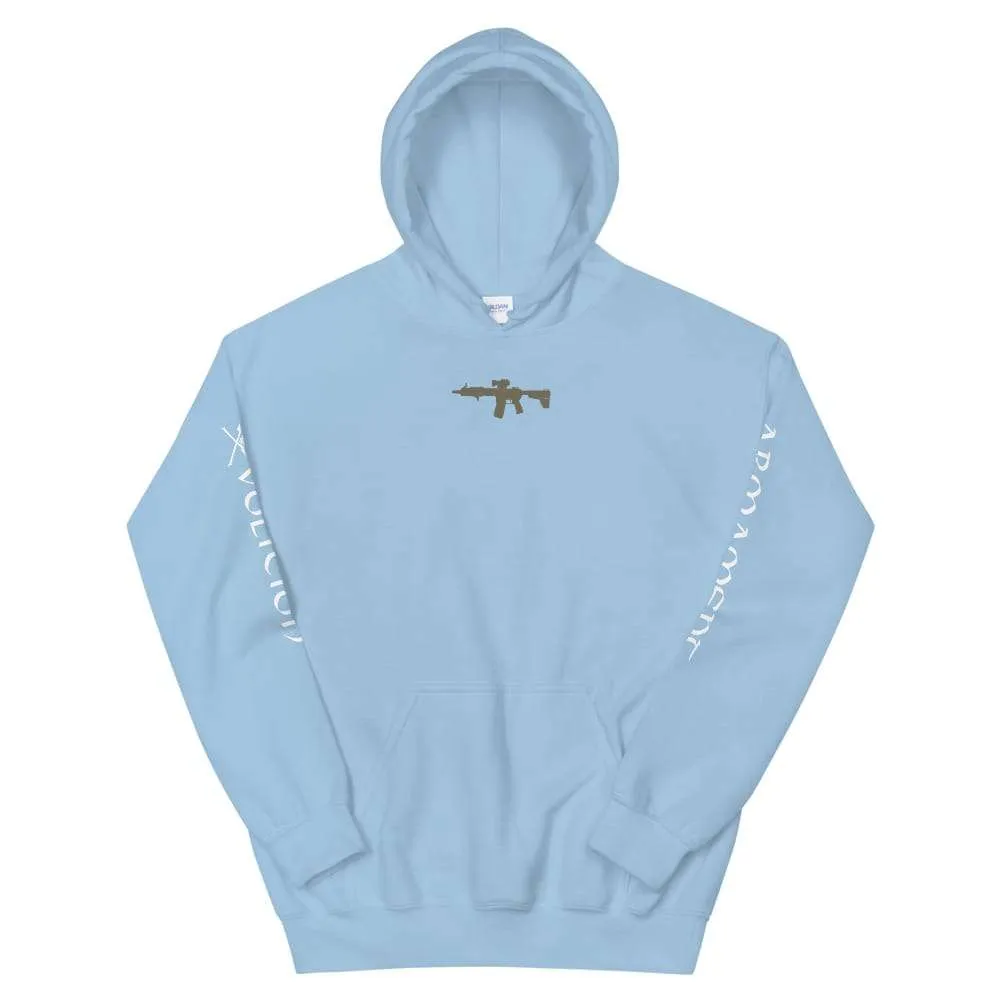 Volition Armament Warrior Hoodie | Volition Armament mockup 32a94764