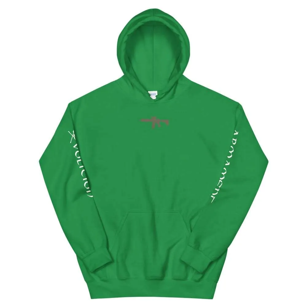 Volition Armament Warrior Hoodie | Volition Armament warrior hoodie green front