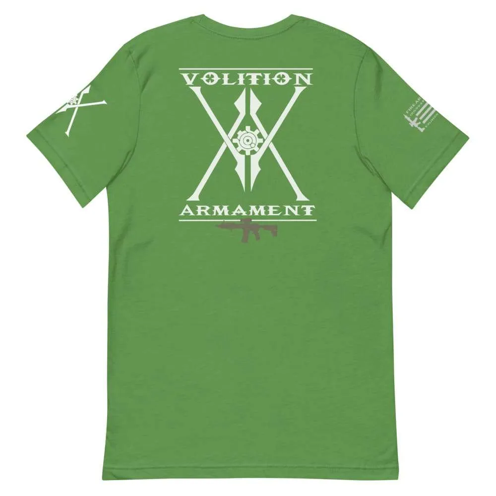 Volition Armament Professional T-Shirt | Volition Armament VA pro leaf back