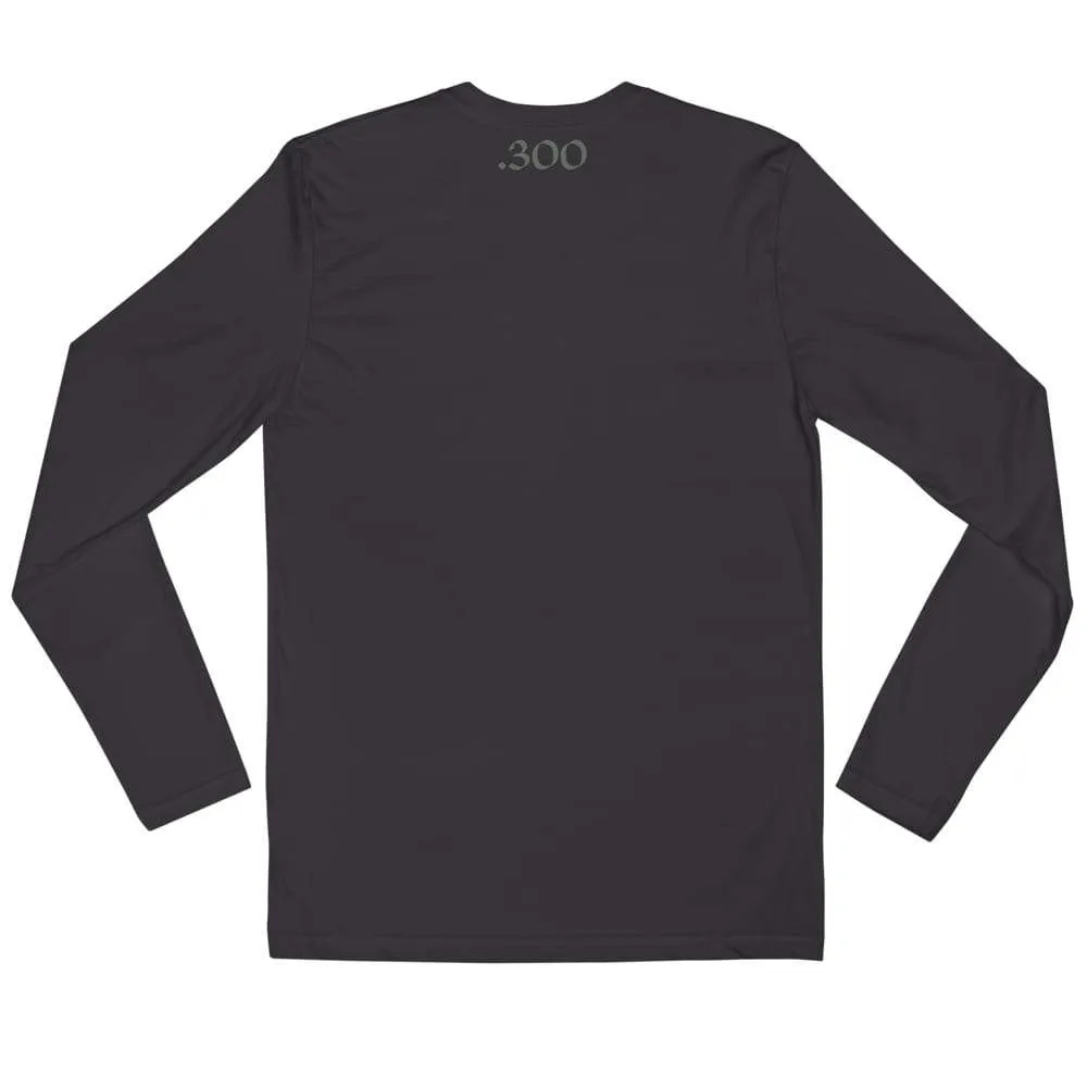 .300 BLK LS (fitted) | Volition Armament mens fitted long sleeve shirt | heavy-metal