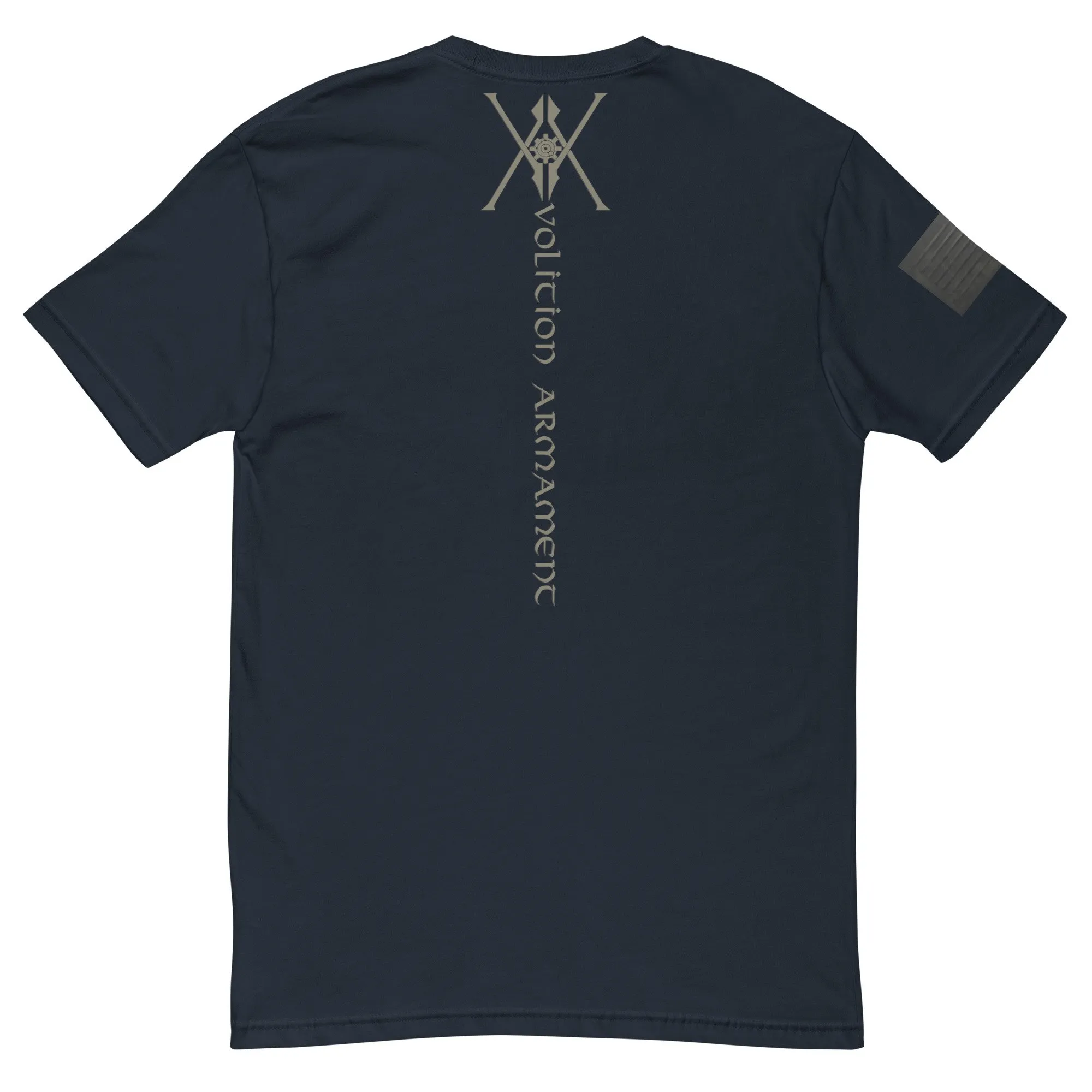 Spinal Tap | Volition Armament mens fitted t shirt midnight navy back 696bf79582bdf scaled