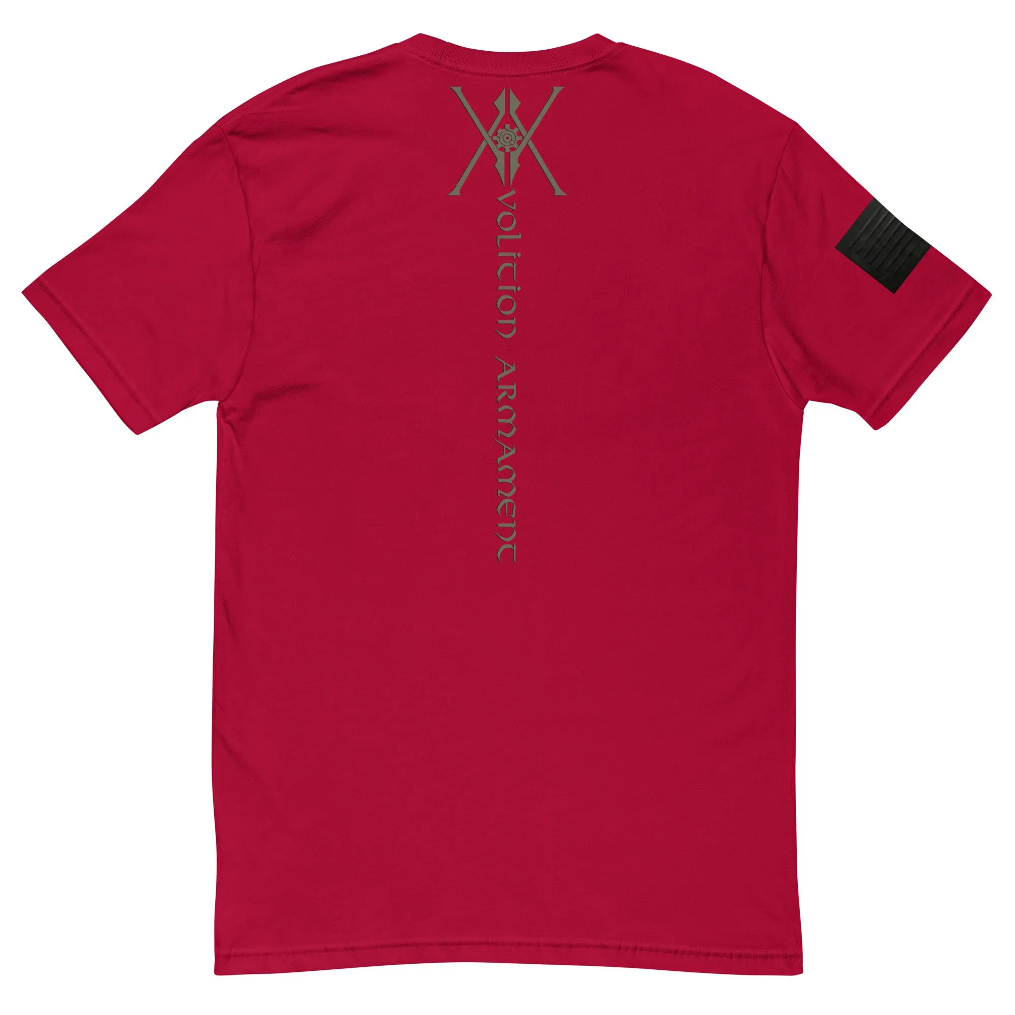 Spinal Tap | Volition Armament mens fitted t shirt red back 696bf79587c59 scaled