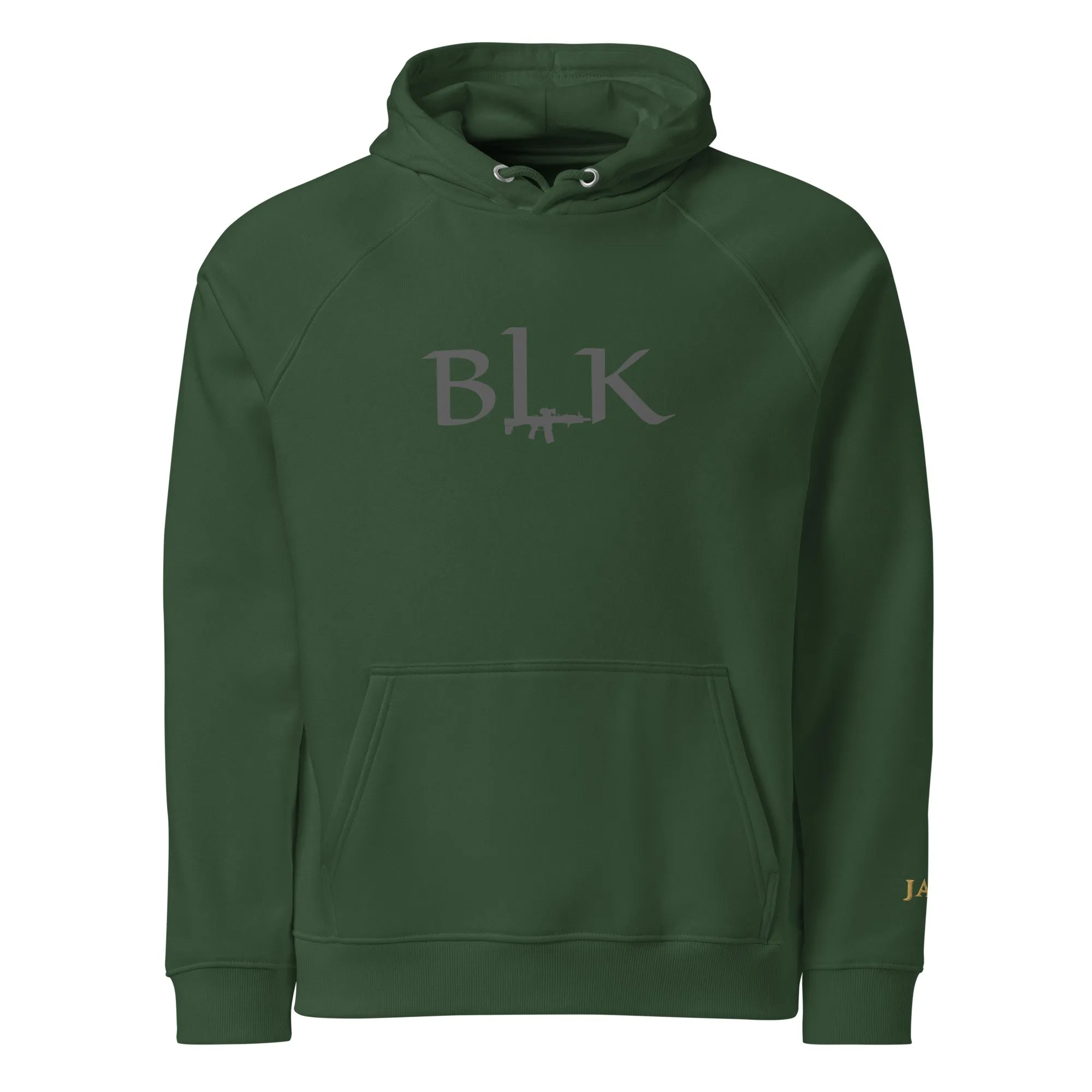 The “JAX” Hoodie | Volition Armament unisex eco raglan hoodie bottle green front 696d72be146e6 scaled