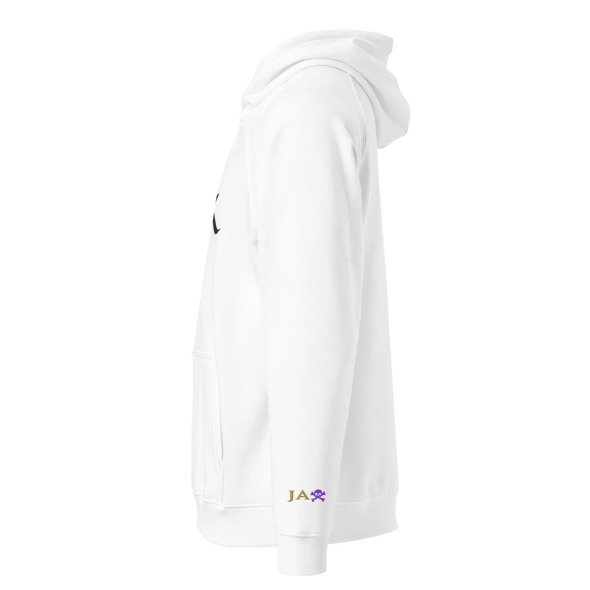 The “JAX” Hoodie | Volition Armament unisex eco raglan hoodie white left 696d72be1ac13 scaled