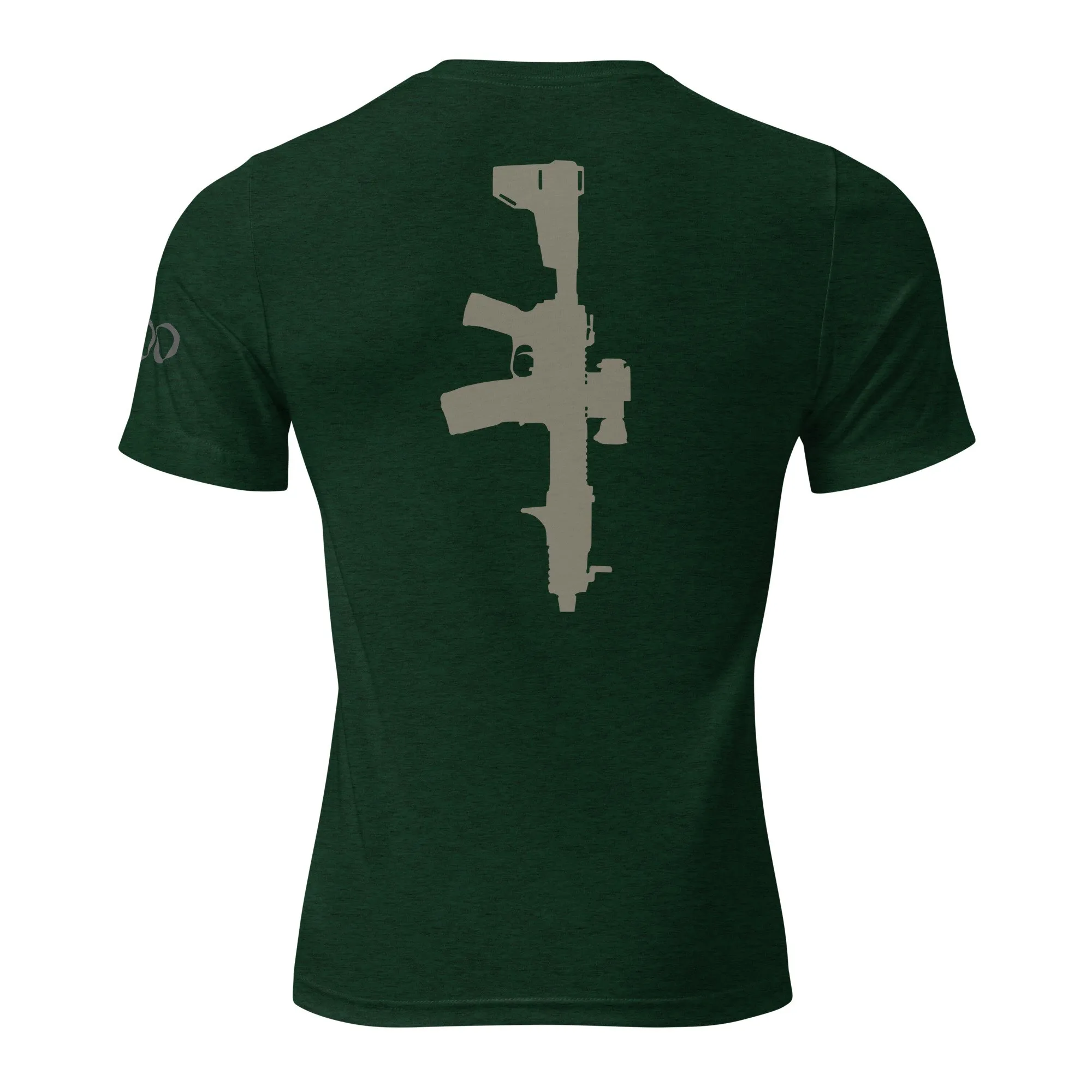 The “JAX” | Volition Armament unisex tri blend t shirt emerald triblend back 696c454ec0b54 scaled