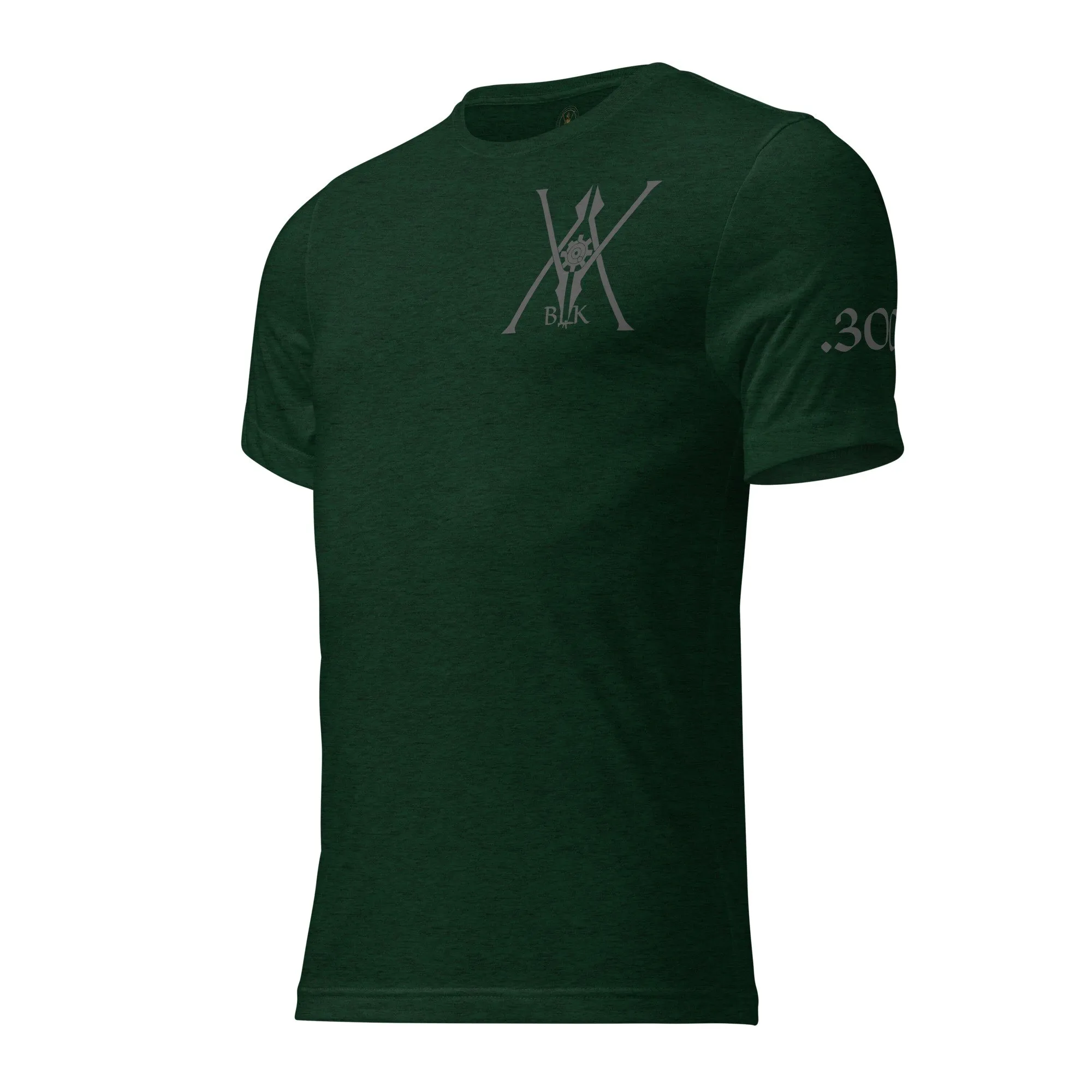 The “JAX” | Volition Armament unisex tri blend t shirt emerald triblend left front 696c454eb9b7f scaled