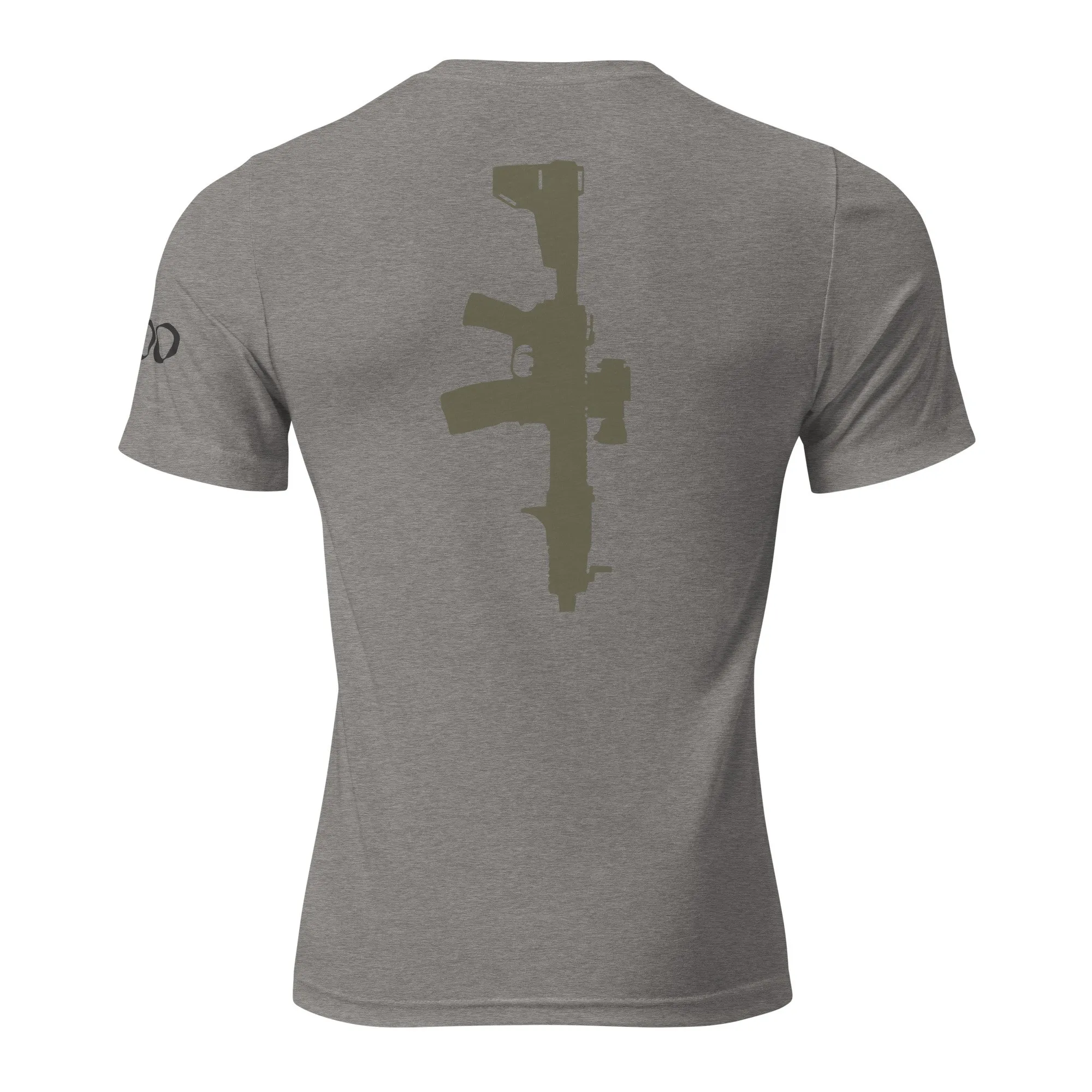 The “JAX” | Volition Armament unisex tri blend t shirt grey triblend back 696c454f1a6b2 scaled