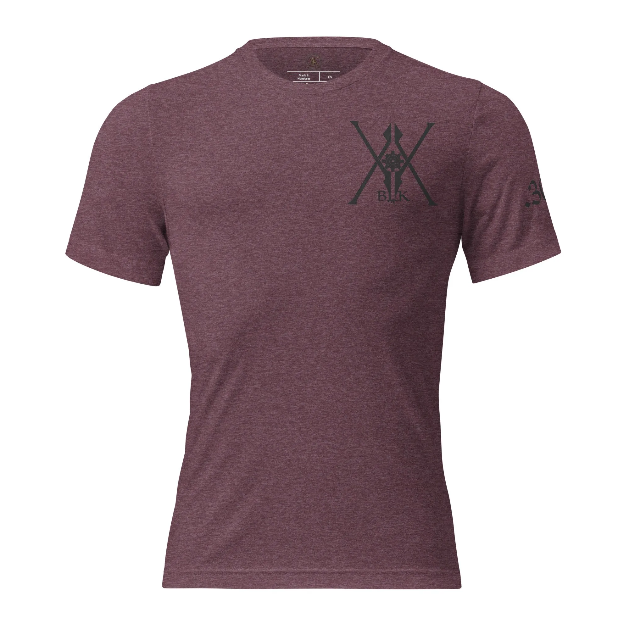 The “JAX” | Volition Armament unisex tri blend t shirt maroon triblend front 696c454ec500a scaled