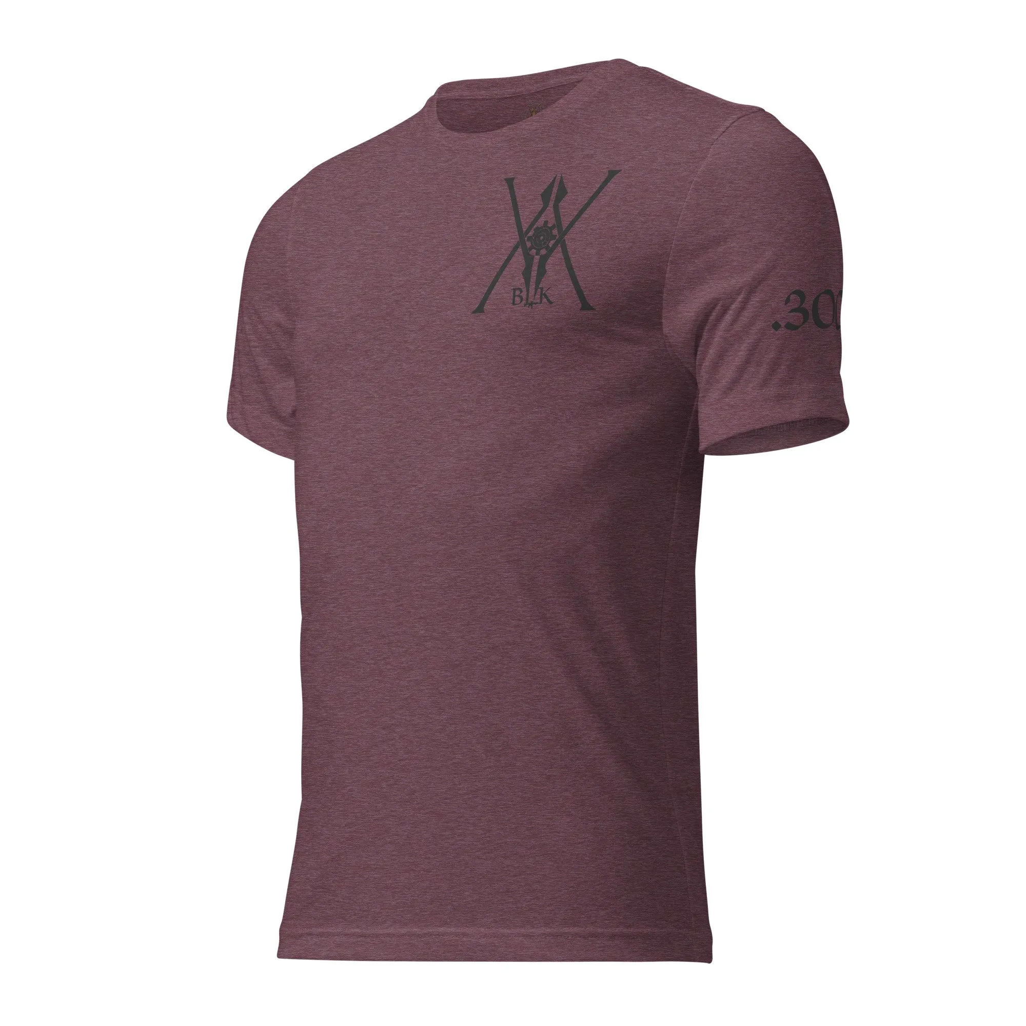 The “JAX” | Volition Armament unisex tri blend t shirt maroon triblend left front 696c454eca462 scaled