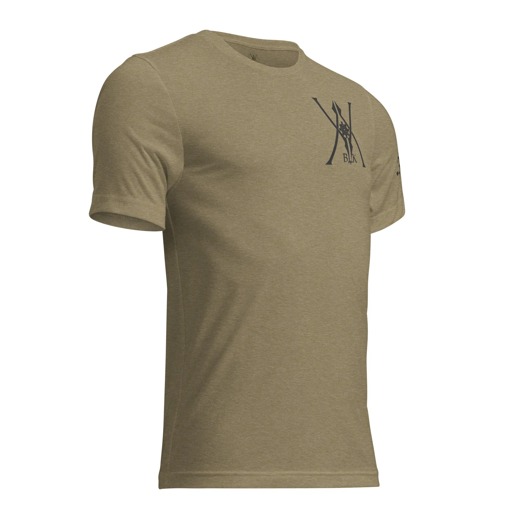 The “JAX” | Volition Armament unisex tri blend t shirt olive triblend right front 696c454f3673c scaled